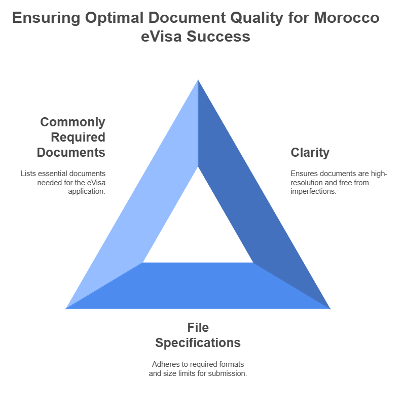 Upload clear and properly formatted documents